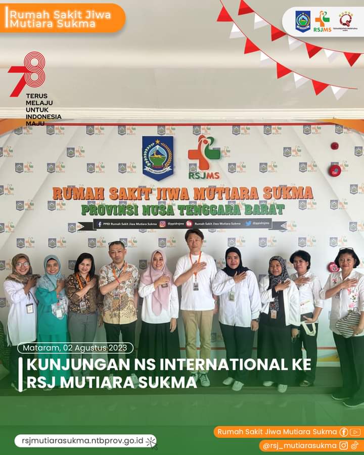 KUNJUNGAN INTERNASIONAL KE RSJ MUTIARA SUKMA